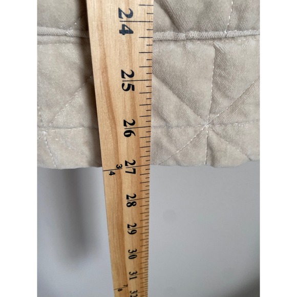 SELF CONTRAST Anne Quilted Jacket Beige Made in USA Size Small - Picture 4 of 8